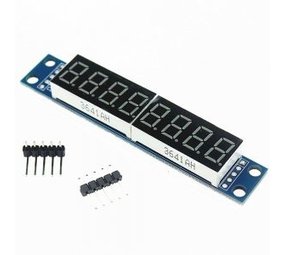 Maxim7219 8x7 seg spi display