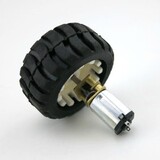 Micro motor met rubber wiel