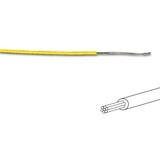 MONTAGEDRAAD  Geel 0.2 mm² - Soepele kern 100 mtr rol