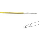 MONTAGEDRAAD  Geel 0.2 mm² - Volle kern 100 mtr rol