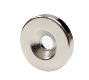 Neodymium magneet met schroefgat Neodymium magneet met schroefgat