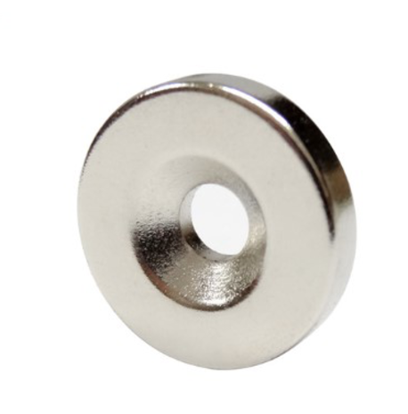Neodymium magneet met schroefgat Neodymium magneet met schroefgat