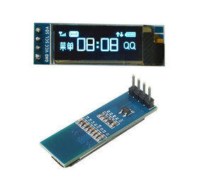 Oled display 0.91 I2C  3,3V-5V blauw