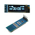 Oled display 0.91 I2C  3,3V-5V blauw