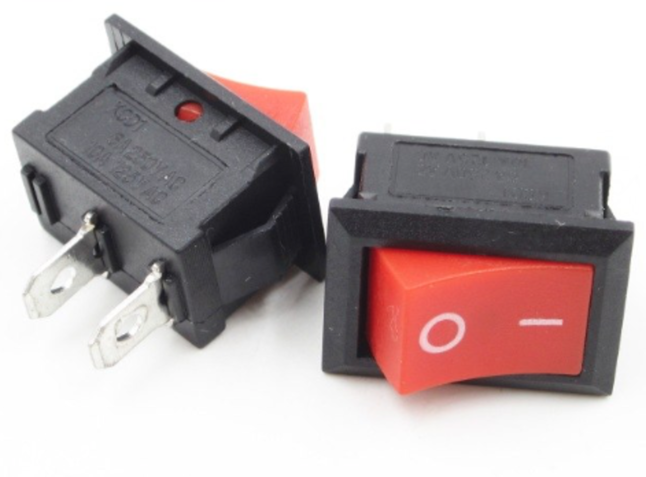 On/Off schakelaar 21x15mm