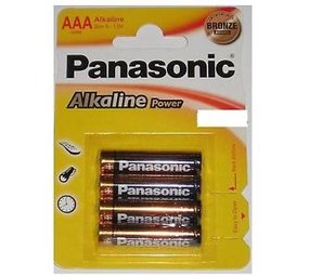 Panasonic Panasonic mini penlite batterijen 4 stuks AAA Panasonic Panasonic mini penlite batterijen 4 stuks AAA