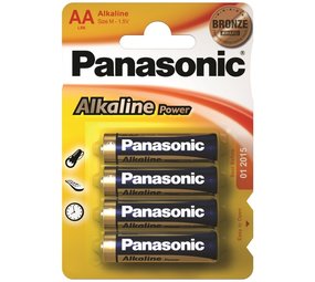 Panasonic Panasonic penlite batterijen 4 stuks AA Panasonic Panasonic penlite batterijen 4 stuks AA