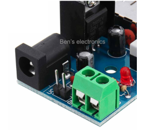 Power board 7-15V naar 5V 1.5A Power board 7-15V naar 5V 1.5A