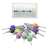 Printboren set 10 stuks  1.1-2.0mm