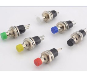 Push button panel terugverend geel