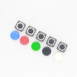 Push button set met kap 5 stuks