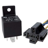 Relais incl houder 12V 40A