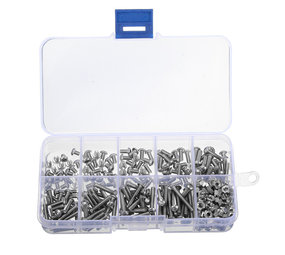 Roestvast 3mm 340 st bevestiging set