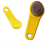 Smart button ibutton Dallas key geel RW1990