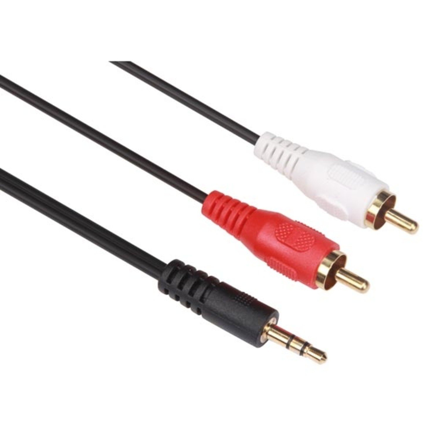 Verbergen Natura opgraven Tulp kabel 3.5 mm naar 2 x rca audioplug 5m - Ben's electronics