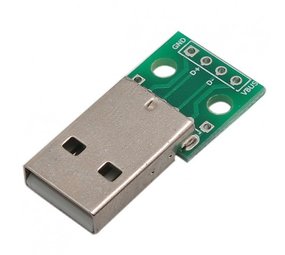 USB type A male breakout USB type A male breakout