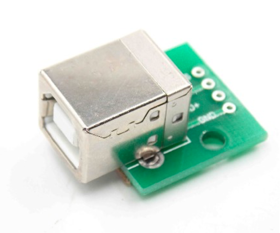 USB type B female breakout USB type B female breakout