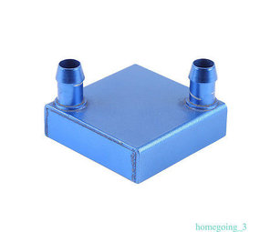 Water koeler tbv Peltier element verticale aansluiting Water koeler tbv Peltier element verticale aansluiting