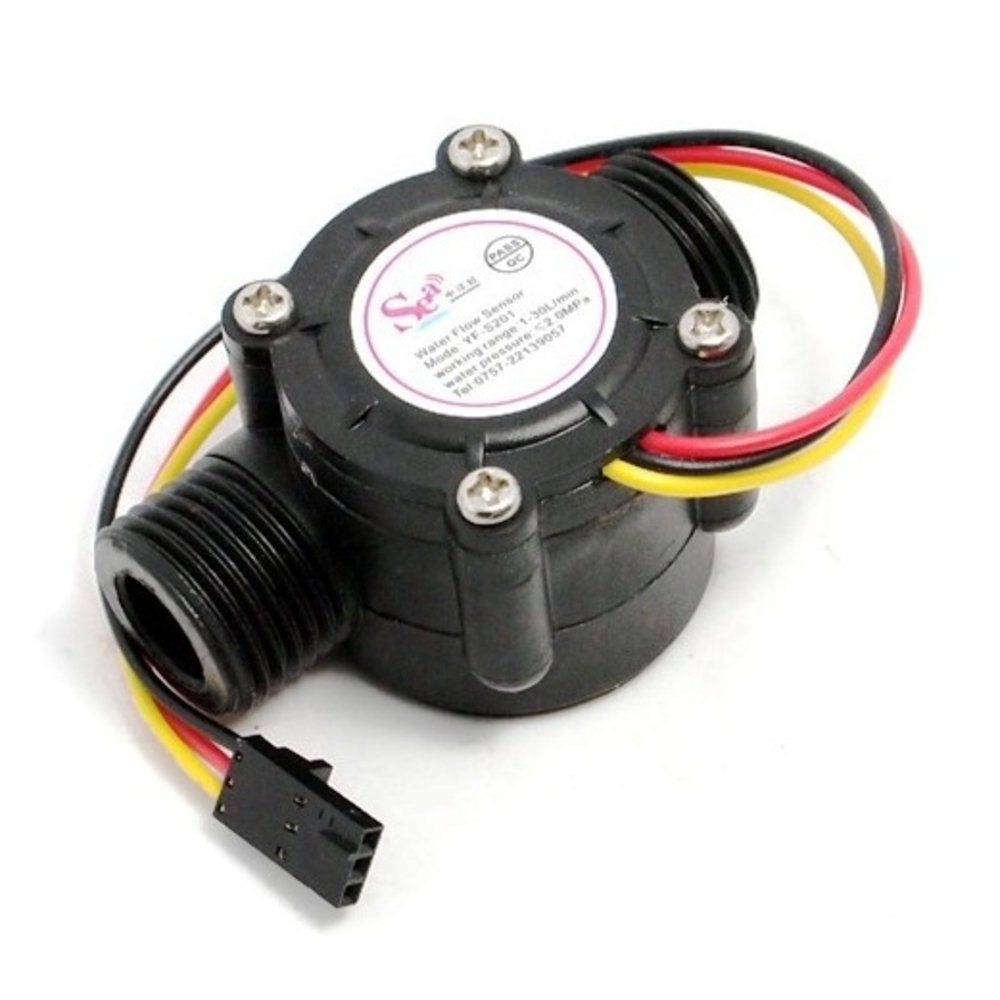 Waterflowsensor 1-30 liter per minuut Waterflowsensor 1-30 liter per minuut