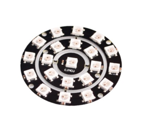 WS2812 ledring set 3 voudig