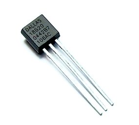 Kaufe Silikon Hoher Digitaler Temperatursensor DS18B20 Chip Edelstahl Sonde  Wasserdichtes Kabel 0,5 M/1 M/2 M/3 M/4 M/5 M