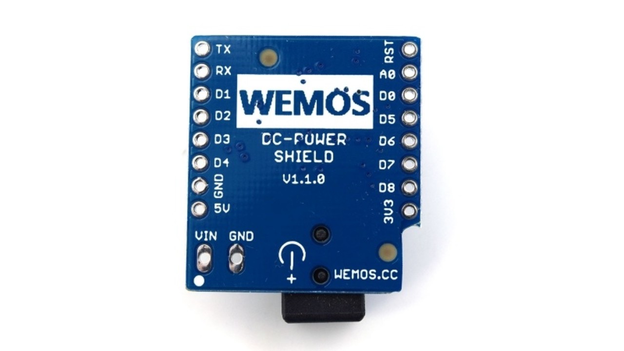WeMos D1 Mini DC Power Shield WeMos D1 Mini DC Power Shield
