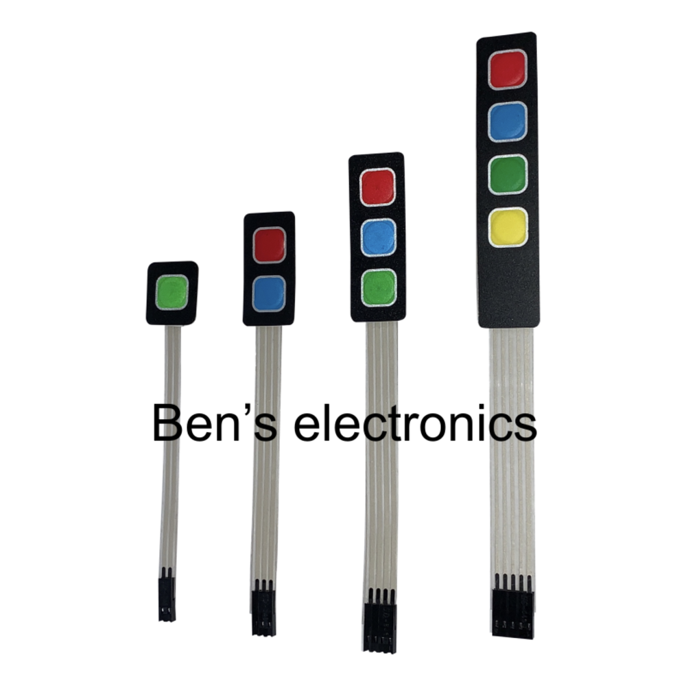 Button membraan  pad 4 x button Button membraan  pad 4 x button