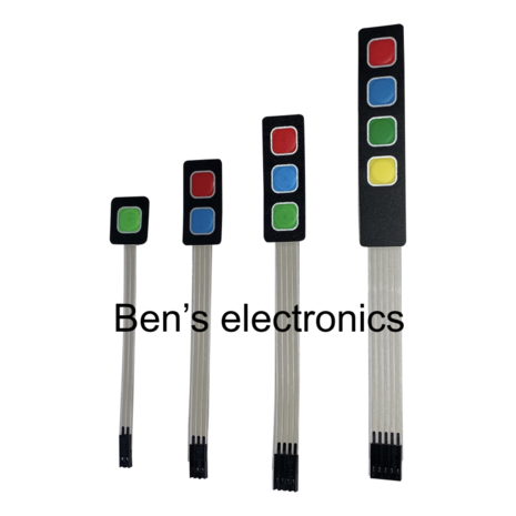 Button membraan  pad 4 x button Button membraan  pad 4 x button