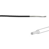 MONTAGEDRAAD Zwart 0.2 mm² - Soepele kern 100 mtr rol