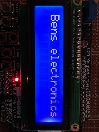 LCD 1602 LCD key pad shield LCD 1602 LCD key pad shield