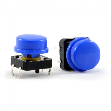 Push button set met kap 5 stuks