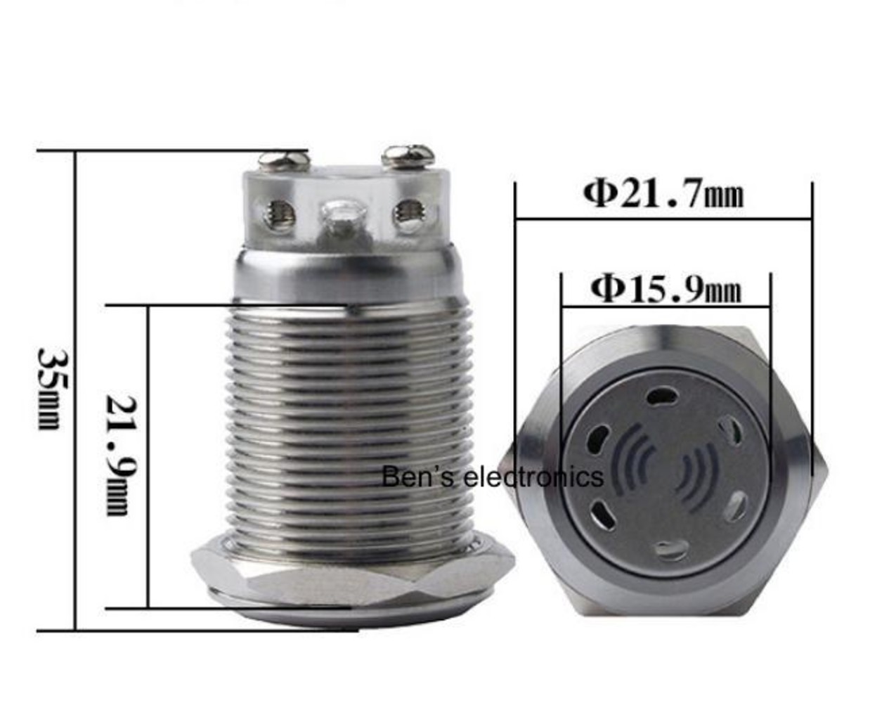 Buzzer rvs 12-24 vdc