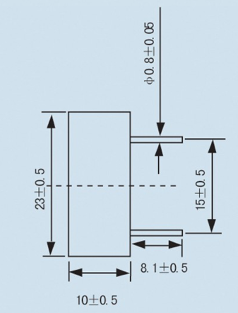 Piezo buzzer 6 - 24V dc (active)