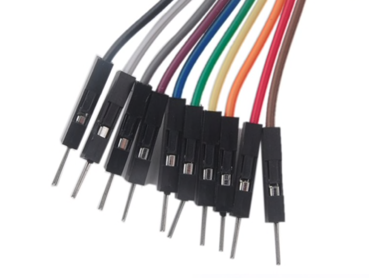 Male Dupont naar krokodillen klem 30cm