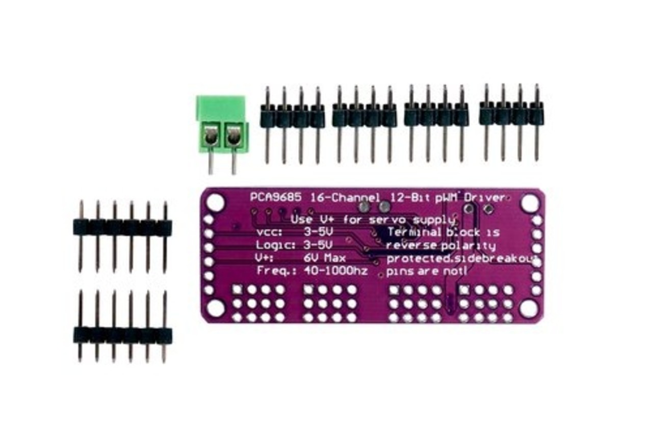 PCA9685 16-Channel 12-bit PWM/Servo Driver I2C interface PCA9685 16-Channel 12-bit PWM/Servo Driver I2C interface