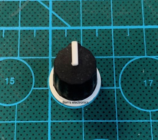Potentiometer knop tbv rotary encoder