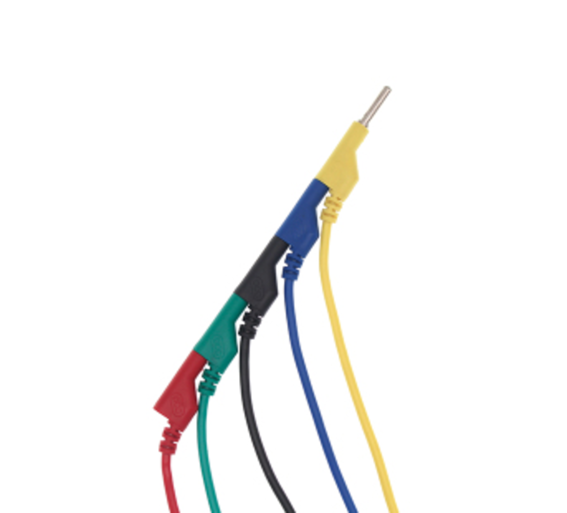 Meetsnoeren banaanstekker 100cm set met toebehoren Meetsnoeren banaanstekker 100cm set met toebehoren