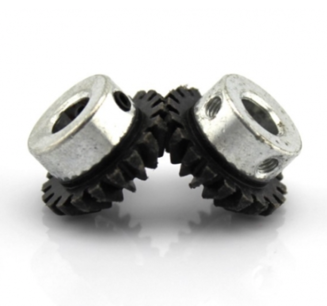 Tandwiel bevel gear kegel tandwiel 2 stuks Tandwiel bevel gear kegel tandwiel 2 stuks