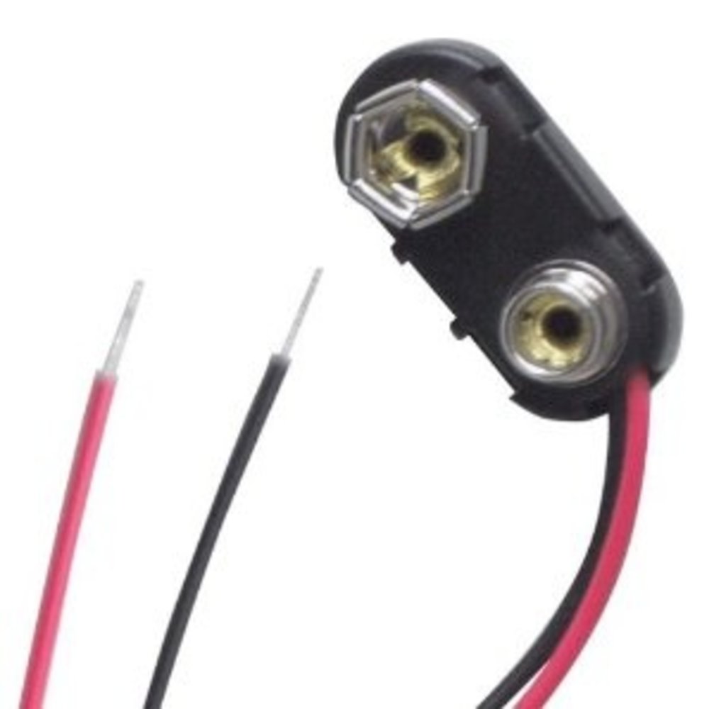 9v batterijclip 2 draads 9v batterijclip 2 draads