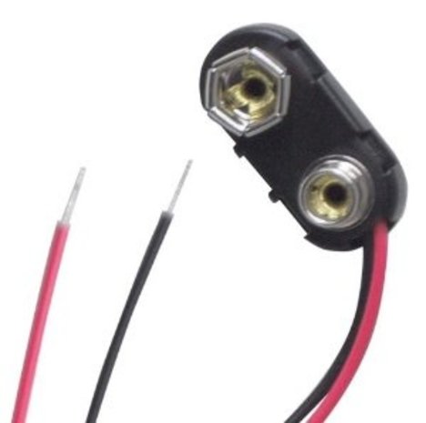 9v batterijclip 2 draads 9v batterijclip 2 draads
