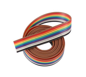 Lint flat kabel 10 draads per 1 meter awg28