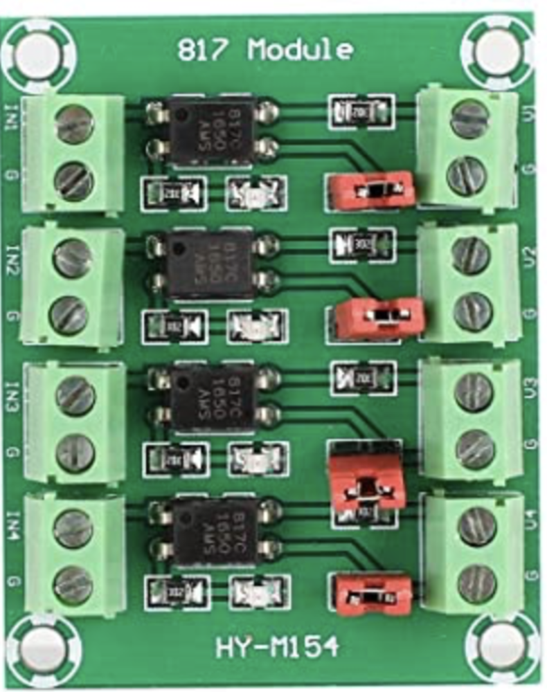 4 kanaals optocoupler board 4 kanaals optocoupler board