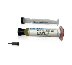 Soldeer Flux 10CC met naald en  plunger Soldeer Flux 10CC met naald en  plunger