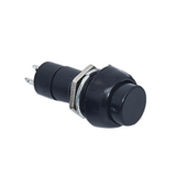 Inbouw drukknop terugverend zwart