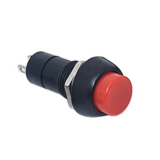 Inbouw drukknop terugverend rood