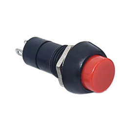 Inbouw drukknop terugverend rood