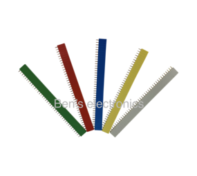 Header female strip gekleurd 5 kleuren 40 pins Header female strip gekleurd 5 kleuren 40 pins