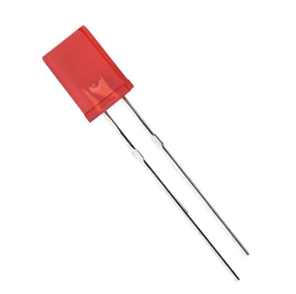 Led diffuus rechthoekig rood Led diffuus rechthoekig rood