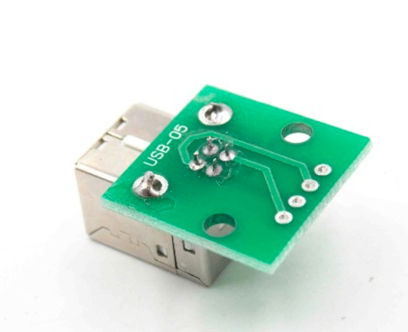 USB type B female breakout USB type B female breakout