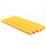 Kunststof profiel blauw